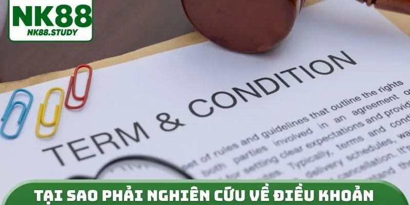 Tại sao phải nghiên cứu về điều khoản và điều kiện