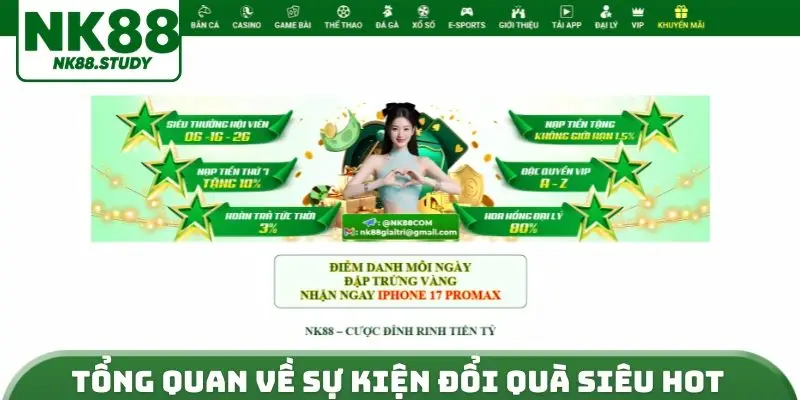 Tổng quan về sự kiện đổi quà siêu hot